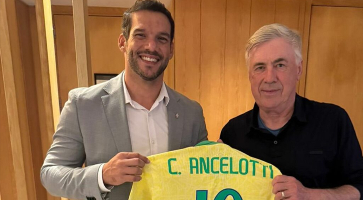 আনচেলত্তির ব্রাজিল অধ্যায় শুরু, ‘হেক্সা’ জয়ের আশা নতুন ফুটবল প্রধানের