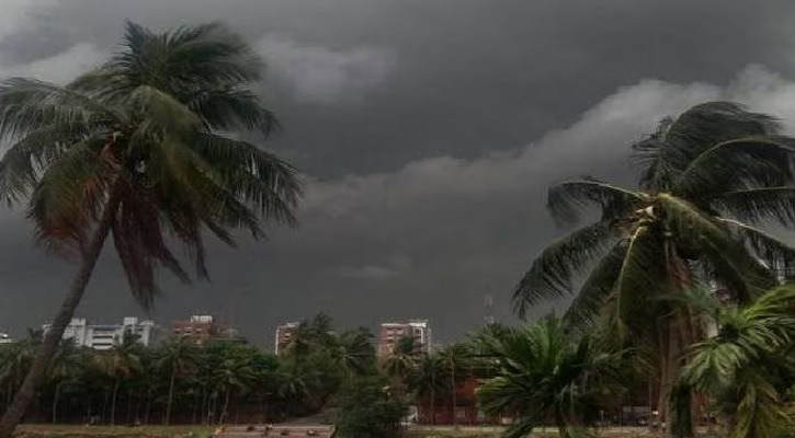 রাতে দেশের ছয় অঞ্চলে ঝড় হতে পারে