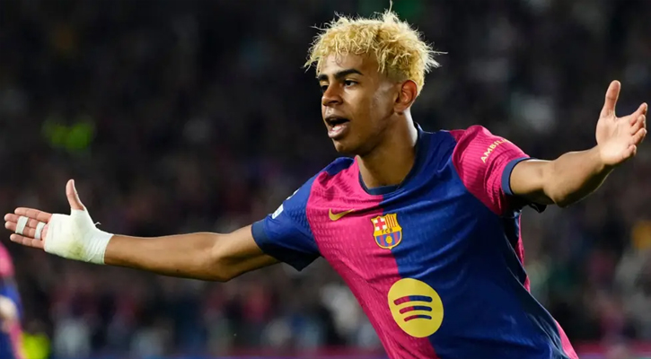 ছয় বছরের নতুন চুক্তিতে বার্সায় থাকছেন ইয়ামাল