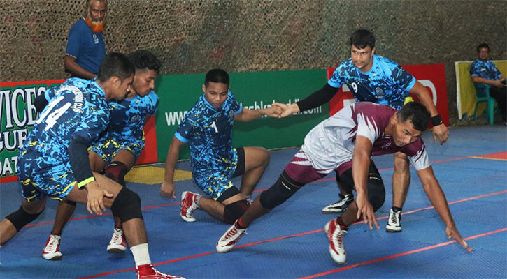 সার্ভিসেস কাবাডি লিগের সেমিফাইনালে বাংলাদেশ পুলিশ