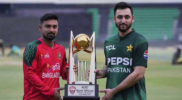 টস জিতে বাংলাদেশকে ফিল্ডিংয়ে পাঠিয়েছে পাকিস্তান