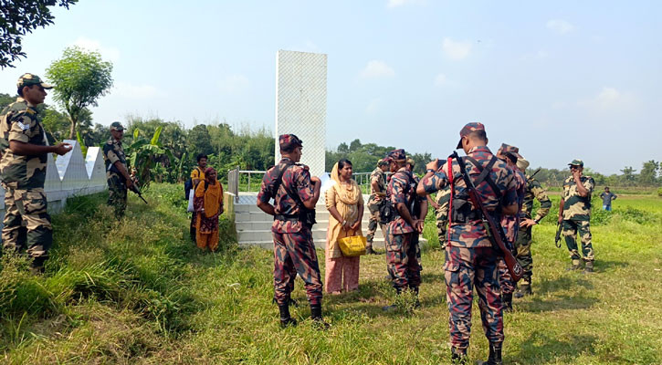 মেহেরপুরে ৬০ নারী-পুরুষকে হস্তান্তর করল বিএসএফ