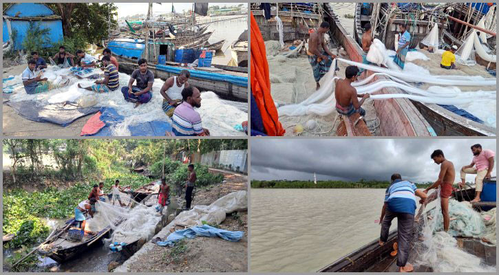 নিষেধাজ্ঞা শেষ, মধ্যরাতে মাছ ধরতে নামবেন জেলেরা