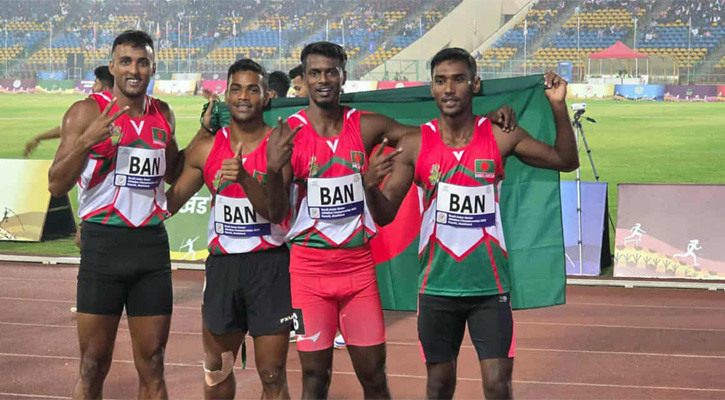 সাফ অ্যাথলেটিক্সে বাংলাদেশের ব্রোঞ্জ জয়
