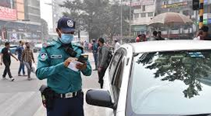 ট্রাফিক আইন লঙ্ঘনে দুইদিনে ডিএমপির ২৫০৯ মামলা