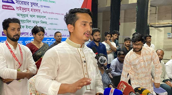 নির্বাচনে এনসিপি সবচেয়ে গুরুত্বপূর্ণ দল হয়ে উঠবে: সারজিস