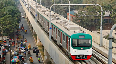 উত্তরা থেকে আগারগাঁও অংশে মেট্রো চলাচল শুরু