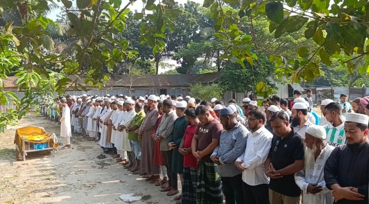 মেট্রোরেলের বিয়ারিং প্যাডের আঘাতে নিহত আজাদের দাফন সম্পন্ন