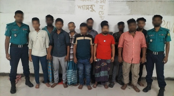 মোহাম্মদপুরে বিভিন্ন অপরাধে গ্রেপ্তার ১০