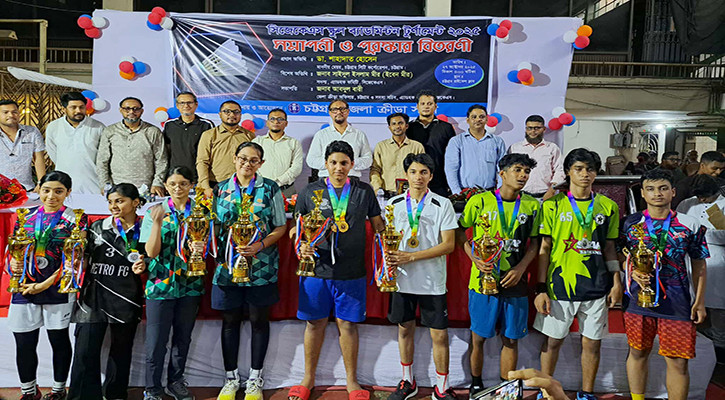 সিজেকেএস স্কুল ব্যাডমিন্টন টুর্নামেন্ট সম্পন্ন