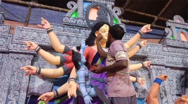 মাগুরায় ৯৩টি মন্ডপে শুরু হয়েছে ঐতিহ্যবাহী কাত্যায়নী পূজা