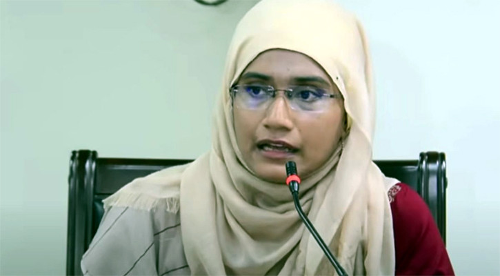 শাপলা কলি দিয়ে বুঝিয়েছে এনসিপি বাচ্চাদের দল: সামান্তা শারমিন