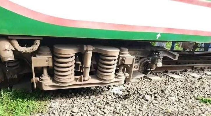 গাজীপুরে মোহনগঞ্জ এক্সপ্রেস ট্রেন লাইনচ্যুত