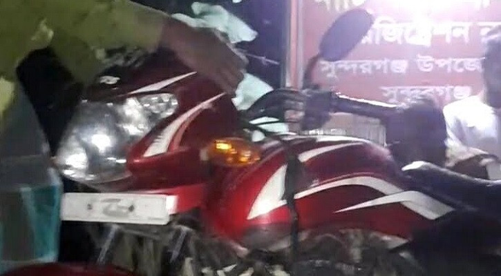 সুন্দরগঞ্জে তিন মোটরসাইকেলর সংঘর্ষে  নিহত ১, আহত ২