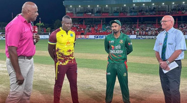 হোয়াইটওয়াশ এড়ানোর ম্যাচে টস জিতে ব্যাটিংয়ে বাংলাদেশ