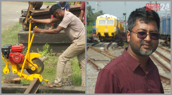 'রেল কাটিং মেশিন' উদ্ভাবন করলেন পাকশী বিভাগীয় রেলওয়ে প্রকৌশলী-২
