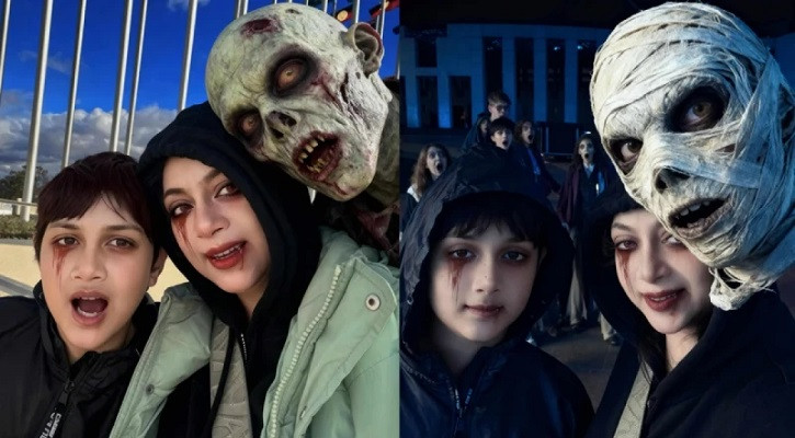 হ্যালোইনে ভূতের বেশে শাবনূর