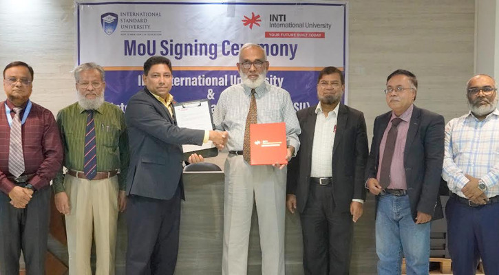 আইএসইউ ও মালয়েশিয়ার আইএনটিআই ইন্টারন্যাশনাল ইউনিভার্সিটির মধ্যে সমঝোতা স্মারক স্বাক্ষর