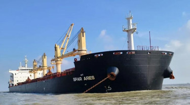 যুক্তরাষ্ট্র থেকে ৬০ হাজার ৮০২ টন গম জাহাজ চট্টগ্রাম বন্দরে