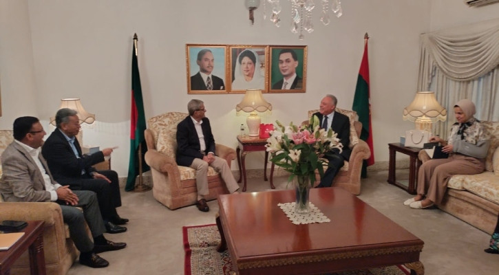 বিএনপির মহাসচিবের সঙ্গে মিশরীয় রাষ্ট্রদূতের সৌজন্য সাক্ষাৎ