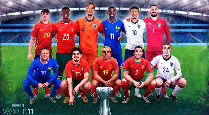 বর্ষসেরা একাদশে পিএসজির দাপট, আছেন ইয়ামাল-এমবাপ্পেও