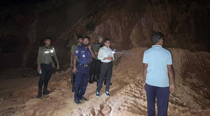 রামগড়ে পাহাড় কাটার দায়ে এক ব্যক্তিকে জরিমানা