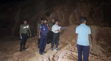 রামগড়ে পাহাড় কাটার দায়ে এক ব্যক্তিকে জরিমানা