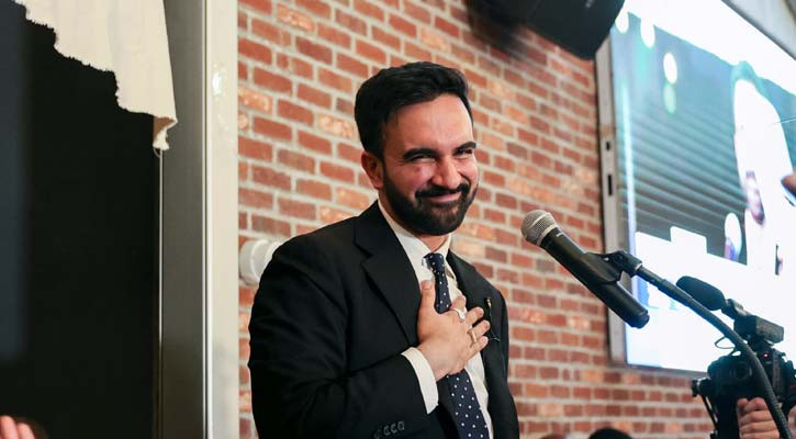 নিউইয়র্ক সিটির প্রথম মুসলিম মেয়র হলেন জোহরান মামদানি