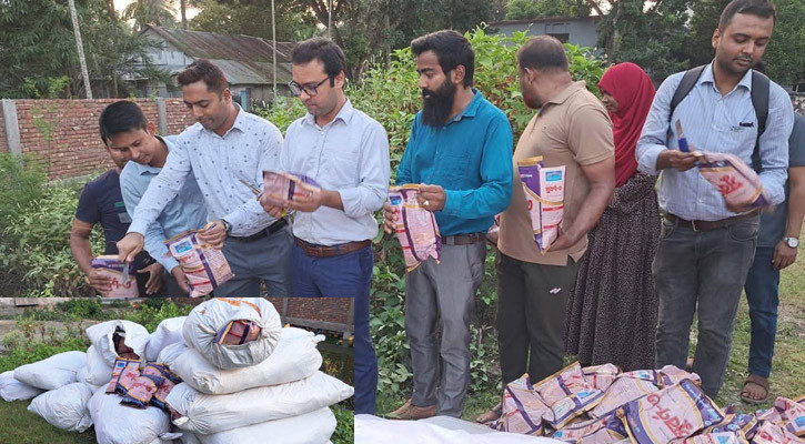 নড়াইলে সহস্রাধিক কেজি ভেজাল বীজ ধ্বংস ও ডিলারকে জরিমানা