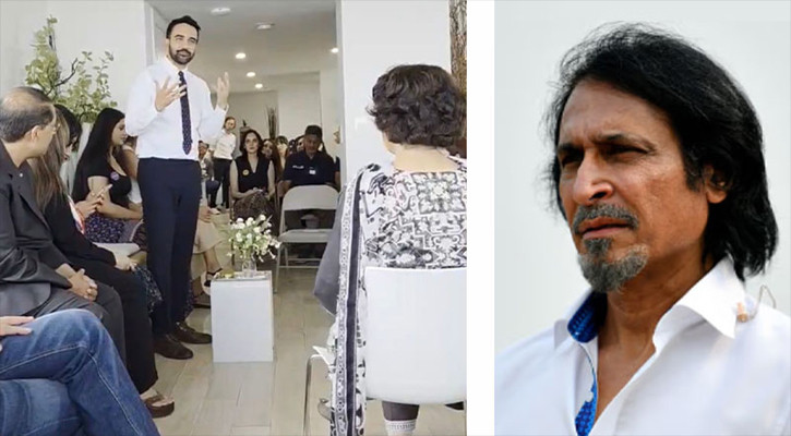 নির্বাচনী প্রচারে যখন রমিজ রাজাকে স্মরণ করেছিলেন মামদানি