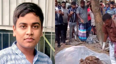 ট্রেন থেকে ফেলে হত্যার অভিযোগ, ৫ মাস পর চুয়াডাঙ্গার আকাশের লাশ উত্তোলন
