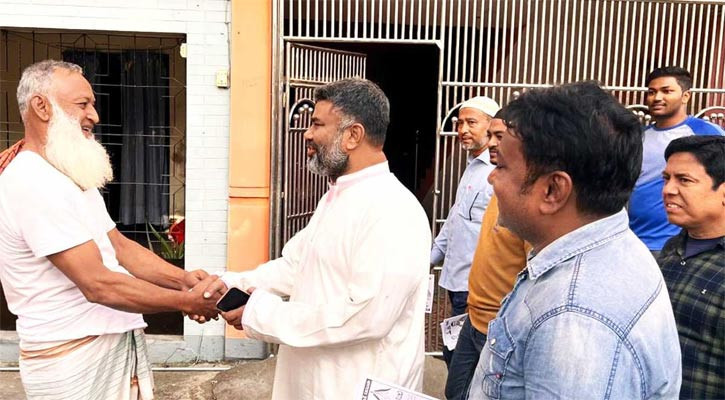 চুয়াডাঙ্গায় বিএনপি প্রার্থী শরীফুজ্জামানের গণসংযোগ