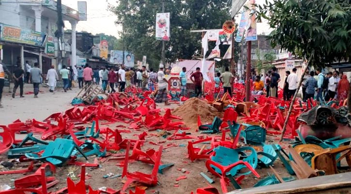 গৌরীপুরে মনোনয়ন দ্বন্দ্বে দুপক্ষের সংঘর্ষ, আহত ২০