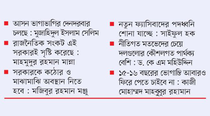 জটিল ঘূর্ণিপাকে রাজনীতি