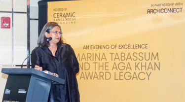 জলবায়ু বাস্তবতায় টেকসই স্থাপত্যের কথা বললেন স্থপতি মেরিনা তাবাসসুম