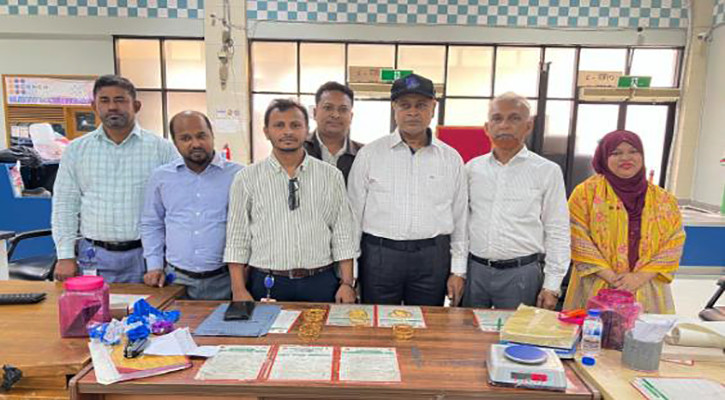 পৌনে ১ কেজি স্বর্ণ আটক শাহ আমানত বিমানবন্দরে