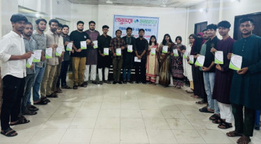 ময়মনসিংহে অনলাইন জুয়াবিরোধী লিফলেট বিতরণ করল বসুন্ধরা শুভসংঘ