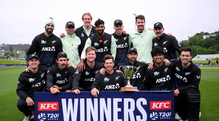 ডানেডিনে ক্যারিবিয়ানদের উড়িয়ে দিয়ে সিরিজ জিতল নিউজিল্যান্ড