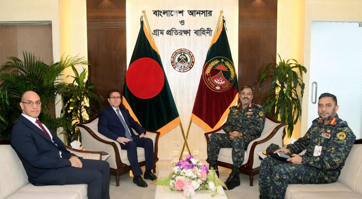 আনসারের মহাপরিচালকের সঙ্গে তুরস্কের রাষ্ট্রদূতের সৌজন্য সাক্ষাৎ