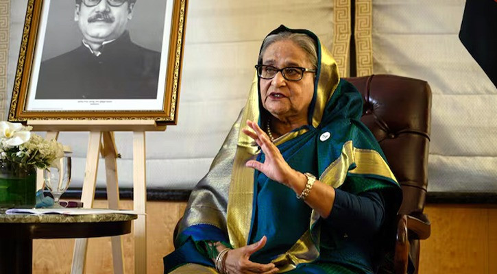 হাসিনার উল্টো সুর, এখন বলছেন—‘উৎখাতের পেছনে আমেরিকার হাত নেই’