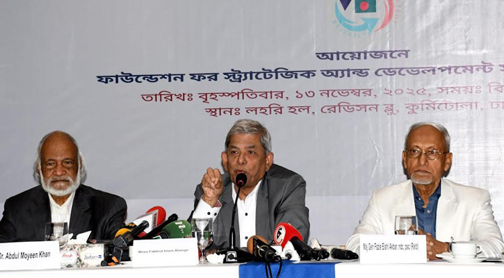 গণতন্ত্র পুনরুদ্ধারের একমাত্র উপায় নির্বাচন: মির্জা ফখরুল