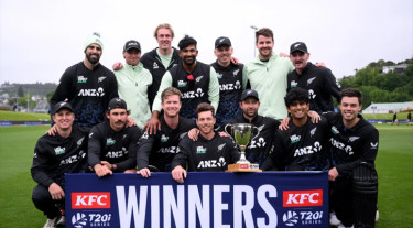 ডানেডিনে ক্যারিবিয়ানদের উড়িয়ে দিয়ে সিরিজ জিতল নিউজিল্যান্ড