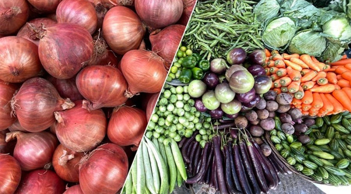 আবারো অস্থির সবজির বাজার, কমেছে পেঁয়াজের দাম