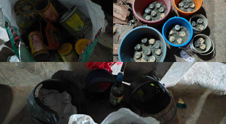 মোহাম্মদপুরের জেনেভা ক্যাম্পে পুলিশের অভিযান, ৩৫ ককটেল-সরঞ্জাম জব্দ