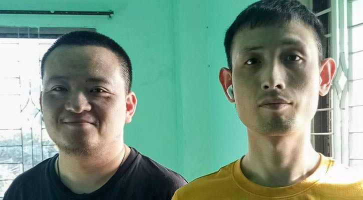 রামগড়ে দুই চীনা নাগরিক গ্রেপ্তার