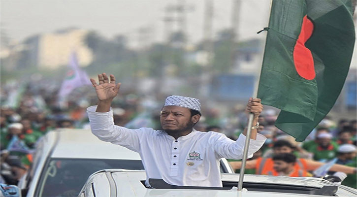 আমির হামজার নির্বাচনী মোটর শোভাযাত্রা