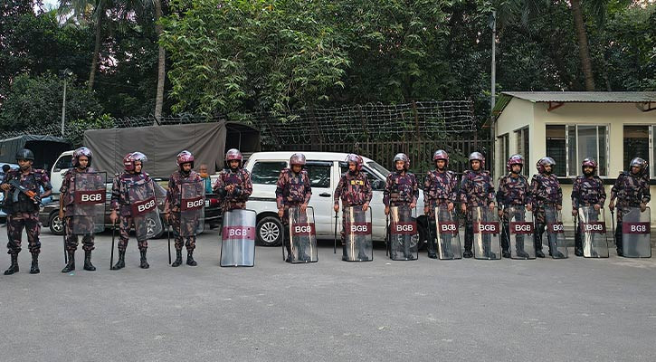 শেখ হাসিনার রায় ঘিরে নিরাপত্তা জোরদার