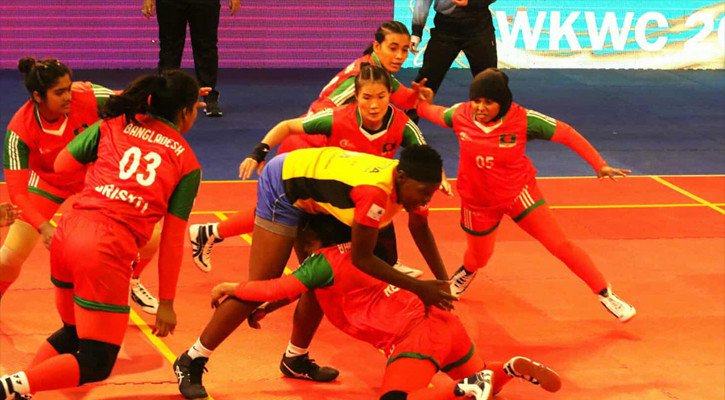 উগান্ডাকে উড়িয়ে নারী কাবাডি বিশ্বকাপে বাংলাদেশের শুভসূচনা