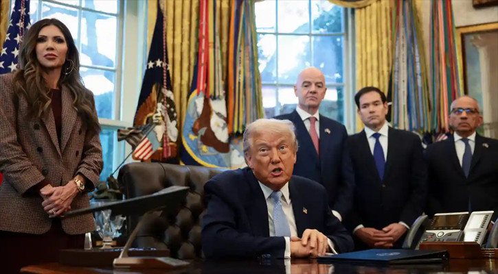 ট্রাম্পের ঘোষণা: দীর্ঘ অপেক্ষা এড়াতে বিশ্বকাপের দর্শকদের জন্য ‘ফিফা পাস’ চালু