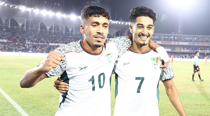 মোরসালিনের গোলে ২২ বছরের আক্ষেপ ঘোচালো বাংলাদেশ